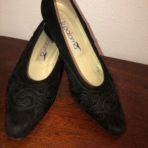 Black Espadrille Flats for Women